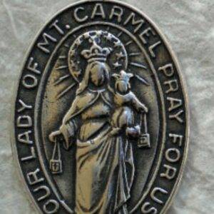 Scapular Medal Our Lady of Mount Carmel 1" - SSME1305