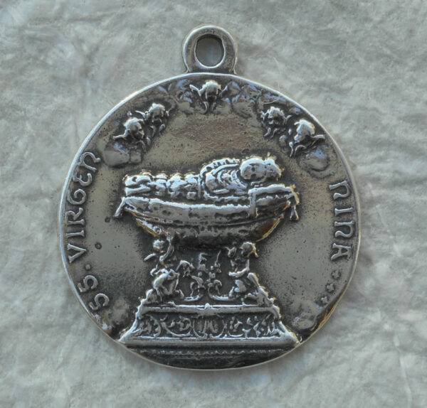 Crib Medal Virgin Mary Infant 1 1/8" - SSME1311