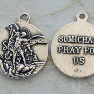 Saint Michael Medallion 3/4" - SSME1353