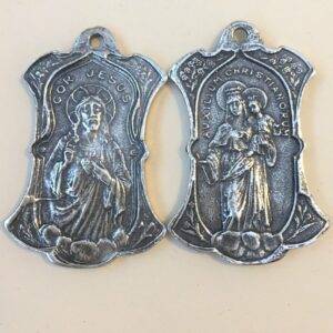 Mary and Infant Jesus/Sacred Heart MEDAL 1-3/8" - SSME1534