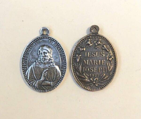 Jesus, Mary, and Joseph, two sided. 1-1/4 inch Medal - SSME1565