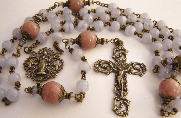 Blue Lace Agate Rosary