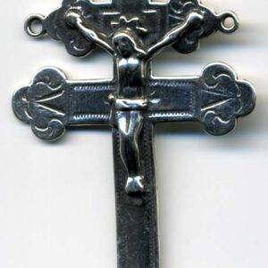 Cross of Lorraine Crucifix 2 1/2" - Large SSCR1041