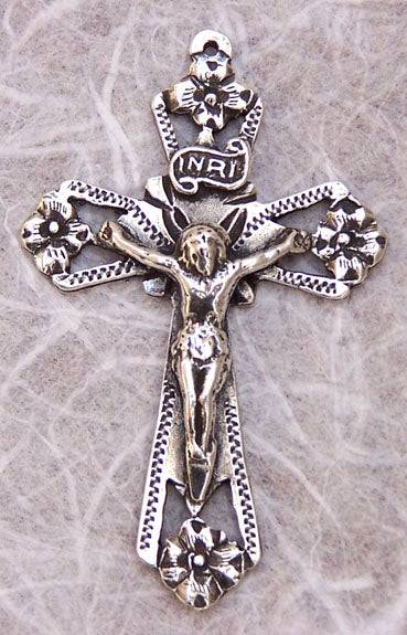 Small Mexican Crucifix 1 3/4" - SSCR1207