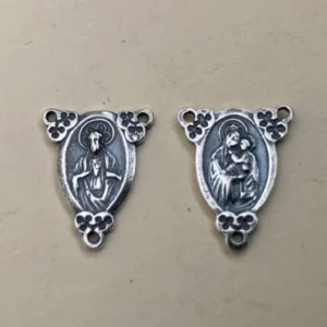 Scapular Rosary Center, Connector 3/4" - SSCE249