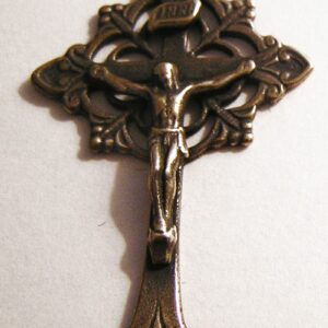 Fleur de Lis Women's Crucifix - A Feminine Expression of Faith SSCR281