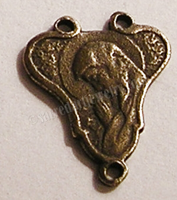 Jesus and Mary Rosary Center, Connector 3/4" - SSCE299