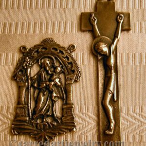 Saint Joseph Rosary Parts, Crucifix and Centerpiece 307-372