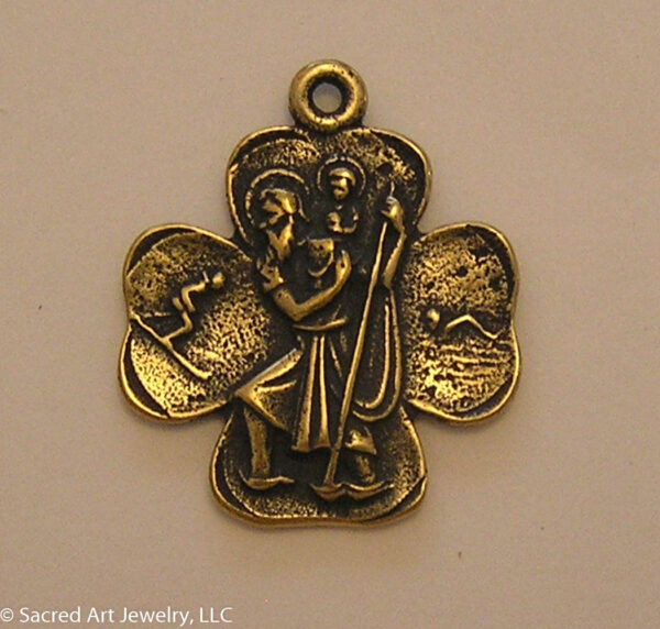 Saint Christopher Medal Meaning 1 1/4" - SSME330-