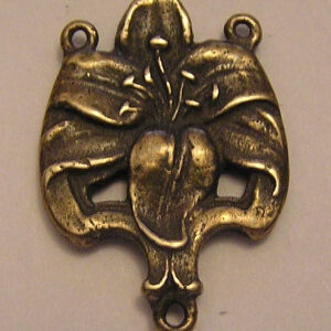 Lily Rosary Center, Connector 1 1/8" - SSCE355