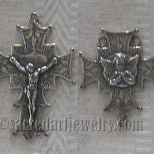 Gothic Rosary Parts, Crucifix and Centerpiece 363-364