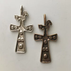 Armenian Cross Necklace Pendant 2" - SSCR375