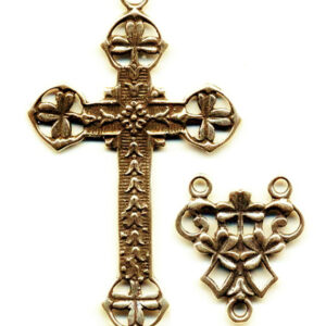 Shamrock Rosary Parts, Crucifix and Centerpiece 386-331