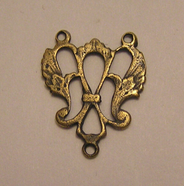 Victorian Rosary Center, Connector 3/4" - SSCE407