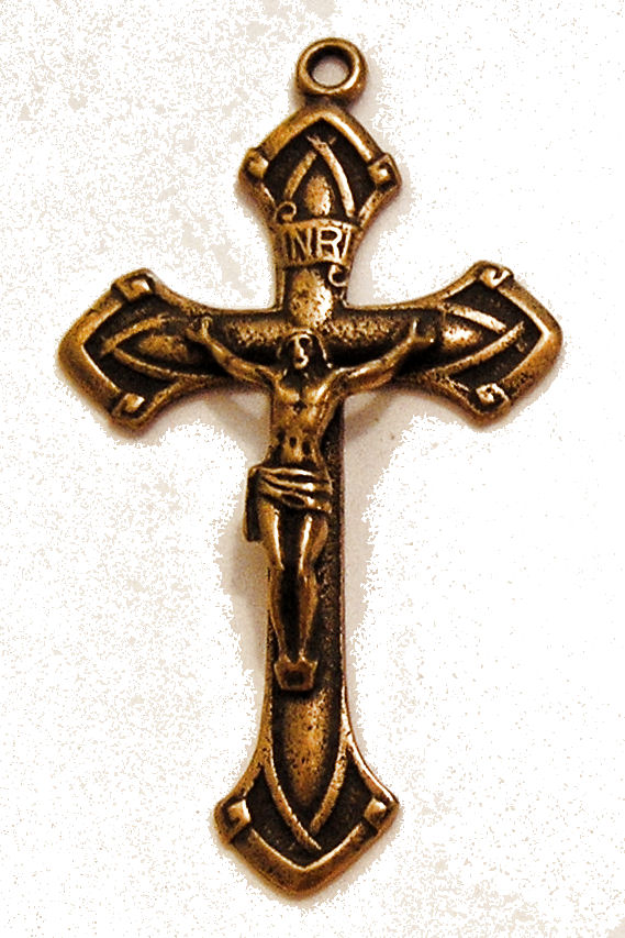 Elegant Mens Crucifix 2" - SSCR448