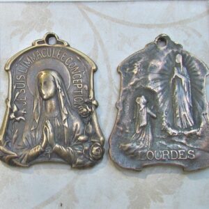 Our Lady of Lourdes Medal 1 3/8" - SSME450