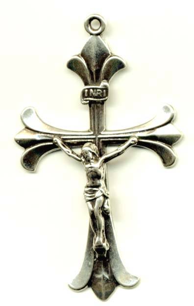 Fleur de Lis Crucifix 2" - SSCR684
