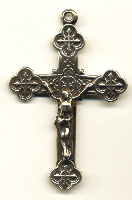 Notre Dame Crucifix 2 1/4" - Large SSCR735