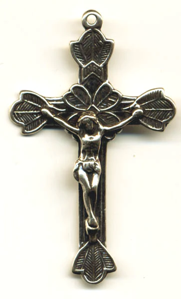 Leaves and Hearts Crucifix 2" - SSCR744