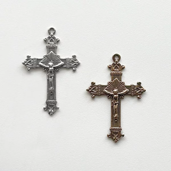 Delicate Crucifix 1 3/8" - SSCR801