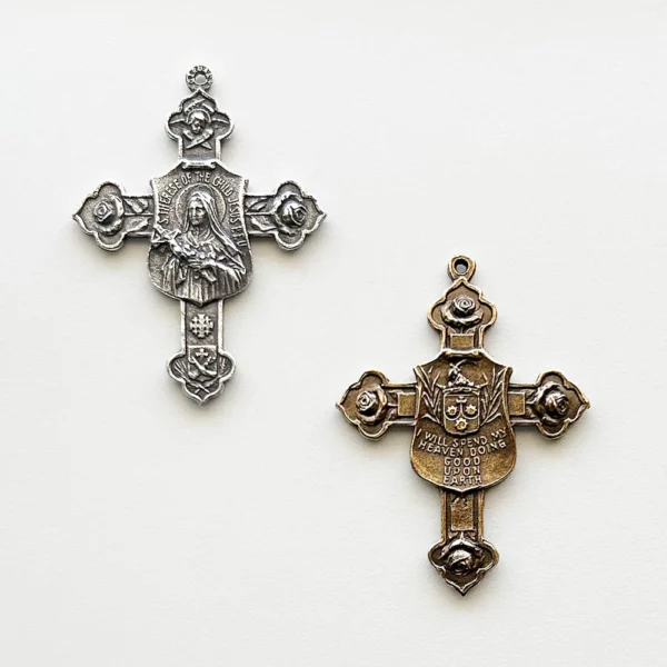 St Therese Cross 1 3/4" - SSCR904