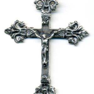 French Victorian Crucifix 2 3/4" Crucifix - Large SSCR924