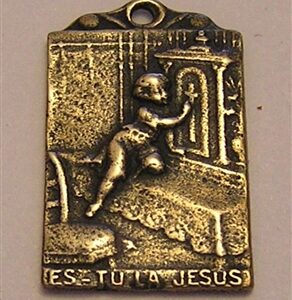 Jesus Are You There Medal 3/4" - SSME1058 - Bronze
